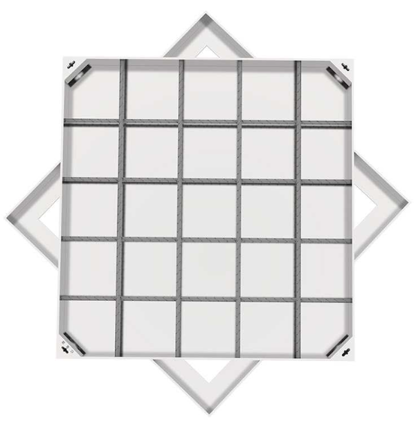 龙子湖不锈钢方井展示