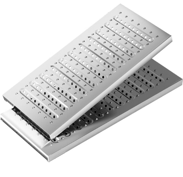 龙子湖不锈钢沟盖板展示